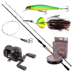 Ultimate Chikara Cast & Jerk Set 2,20m (50-150g) -Matériel de pêche 5baea0c1a9fa973c