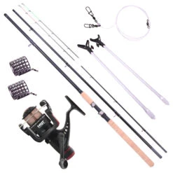 Ultimate Recruit Feeder Set Avec Poignée En Liège -Matériel de pêche d7dba607beae8098